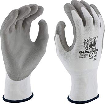 PIP® Barracuda 713CFHGWU Machine Washable Cut Resistant Gloves, Rugged HPPE Fiber, Rib Knit Cuff, Resists: Cut, ANSI Cut-Resistance Level: A5